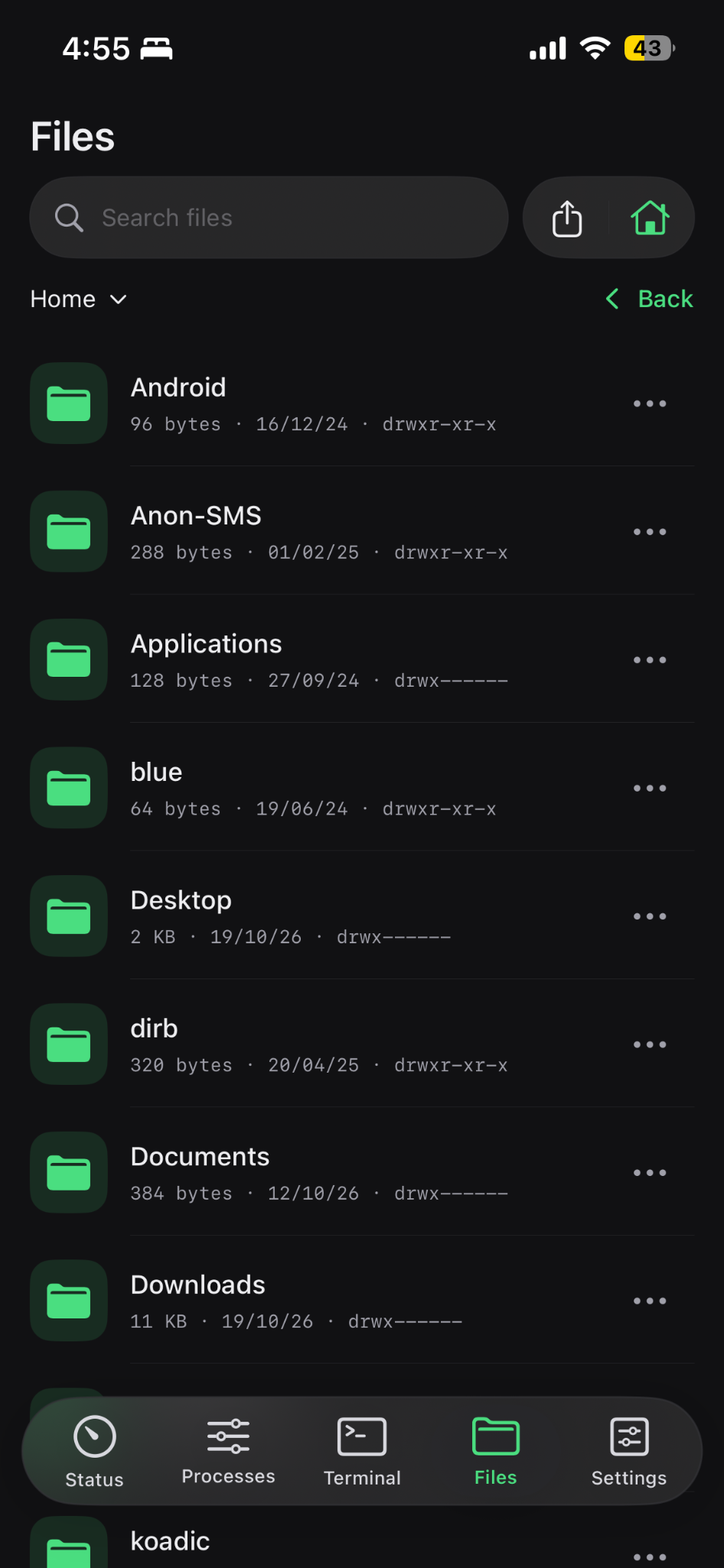 MARC Work with files without opening Finder screen