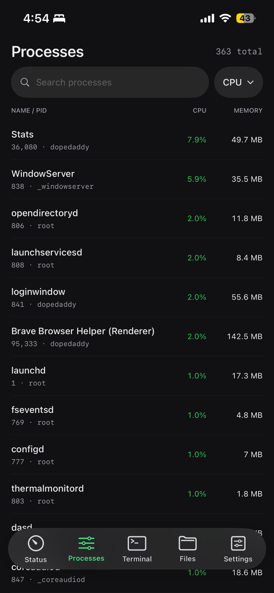 MARC Find what is using your resources screen